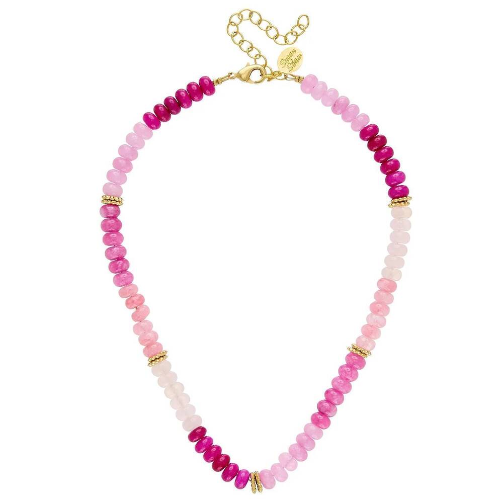 NEW SUSAN SHAW lolly necklace in pink